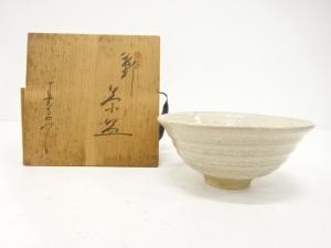 東窯　春草造　粉引　茶碗